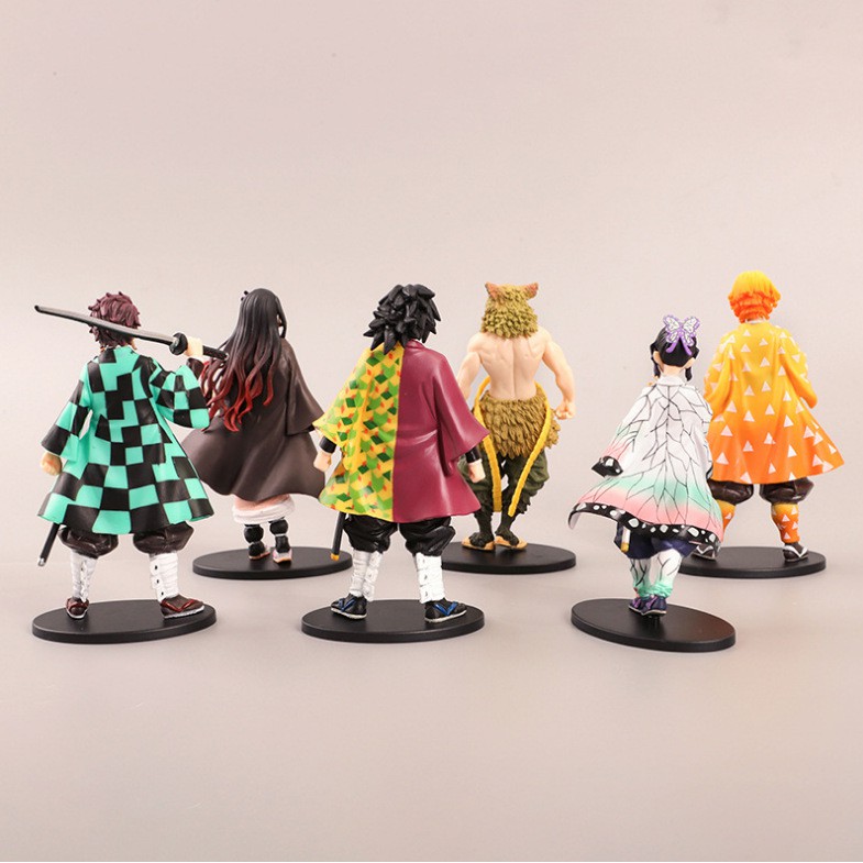 Mô Hình Demon Slayer Kimetsu no Yaiba Nhân Vật Figure Shinobu, Tanjirou, Zenitsu, Inosuke, Nezuko 15-17cm