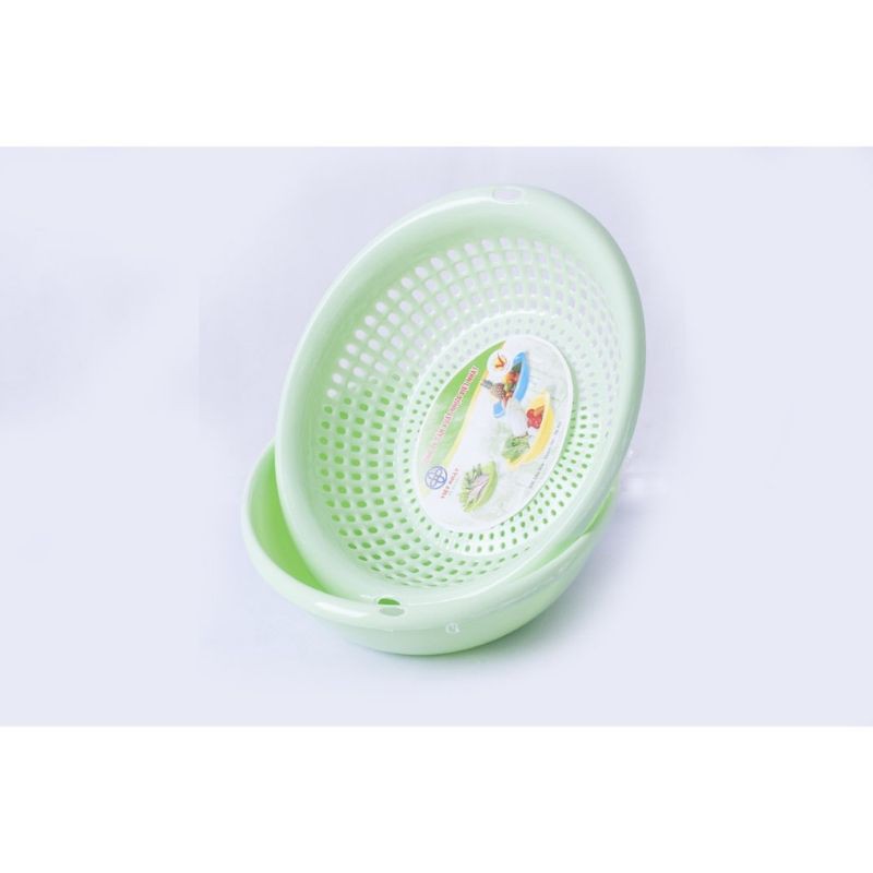 Rổ nhựa 2 lớp đựng rau thực phẩm loại đẹp