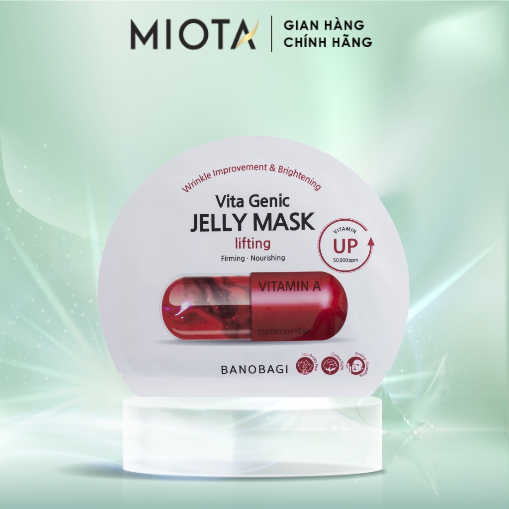 Mặt nạ dưỡng da Vita Genic Jelly Mask BANOBAGI 30ml (10 miếng)