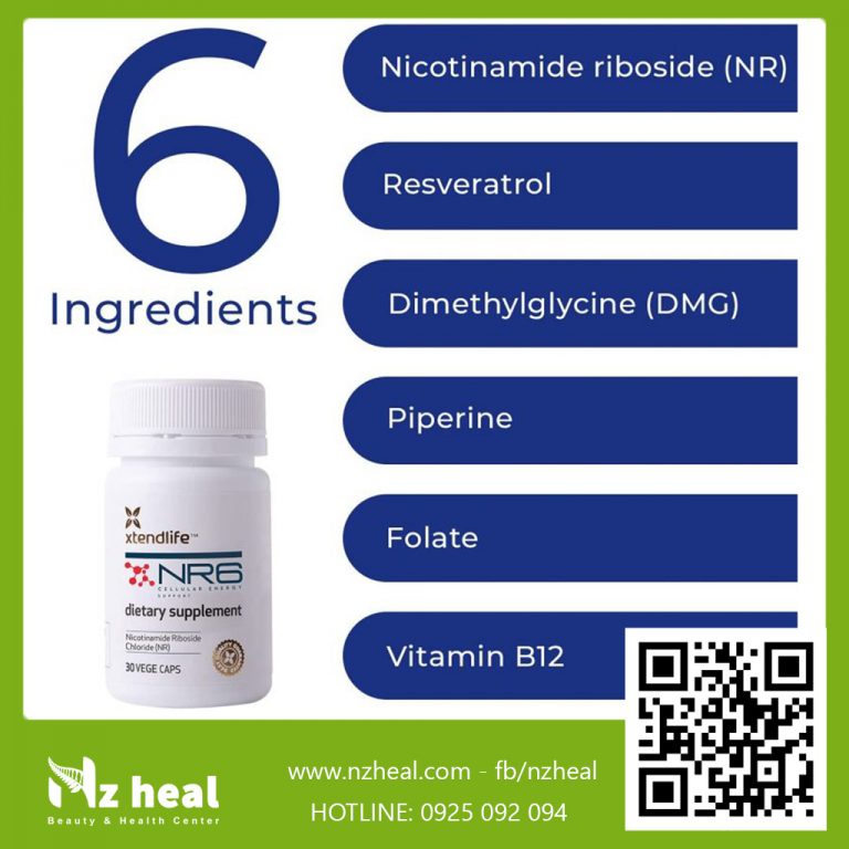 [Hỏa tốc] Xtend-Life NR6: tăng sinh NAD tự nhiên, chống lão hóa và tăng cường tuổi thọ