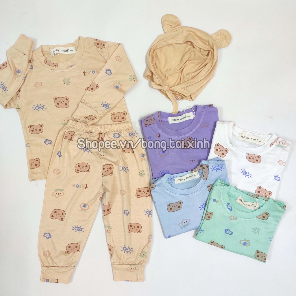 XẢ HÀNG - TẶNG KÈM MŨ - BỘ THUN LẠNH CHO BÉ CỰC YÊU