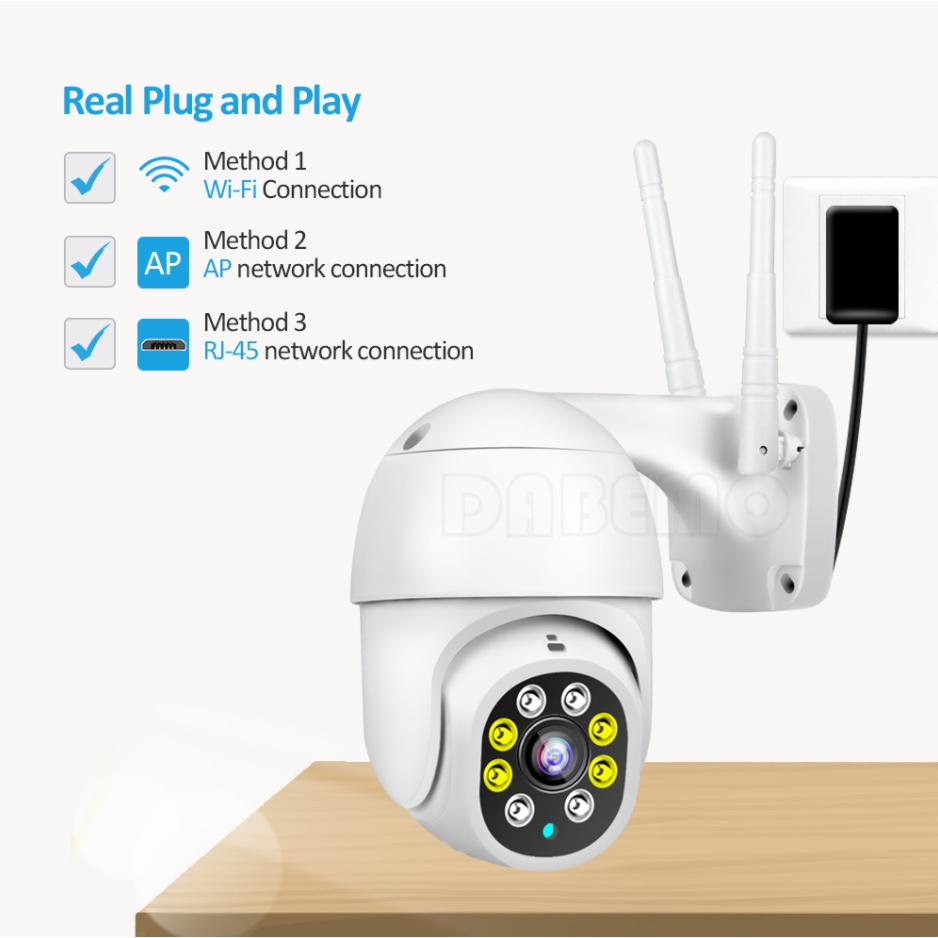 Camera IP Ngoài Trời AI Theo Dõi Giám Sát Thu Phóng Kỹ Thuật Số 4X, Chống Nước IP6 – Bảo Hành 12 Tháng | BigBuy360 - bigbuy360.vn