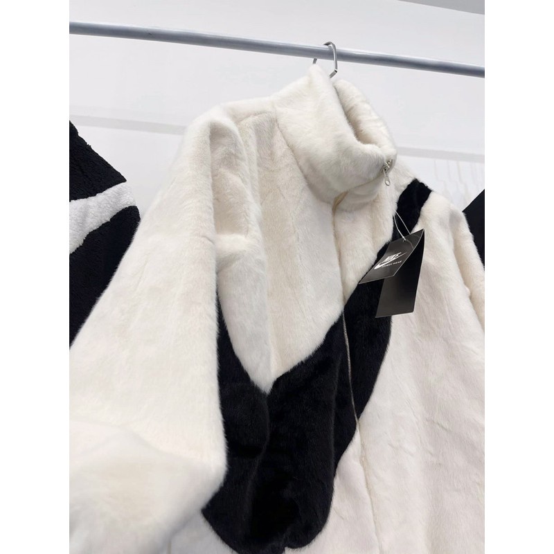 🔥Hot🔥Áo khoác lông nike, lông chồn cực mịn nam nữ - áo nike hàng chính hãng cao cấp