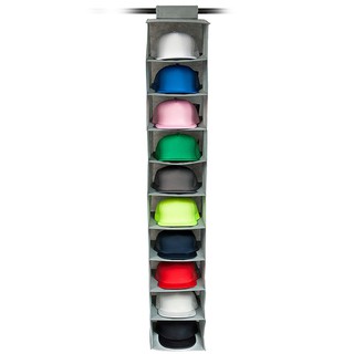 Giá treo 10 ngăn để đựng nón lưỡi trai đồ dùng tiện lợi