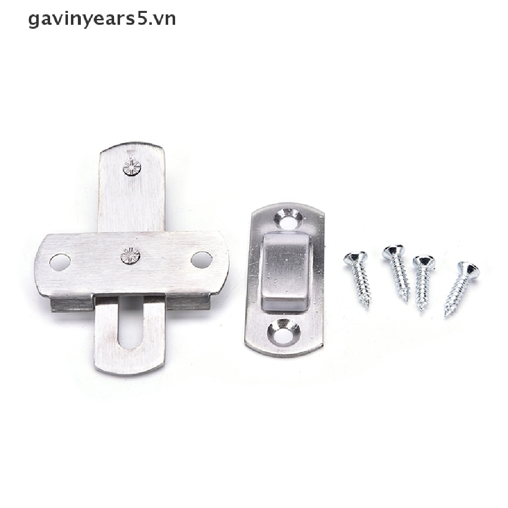 Bộ Chốt Cửa An Toàn Bằng Thép Không Gỉ Kèm Ốc Vít Mới Tiện Dụng Cho Gia Đình