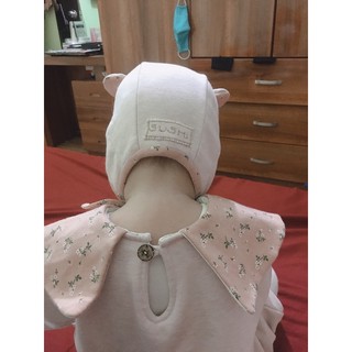 Handmade-Mũ bonnet có tai cho bé