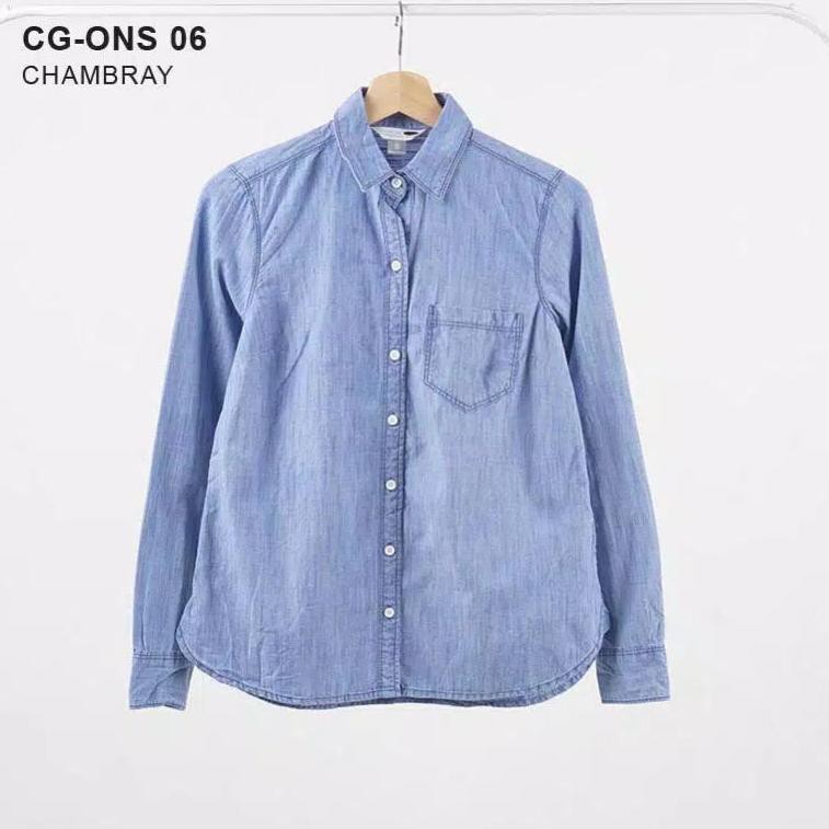 Áo Sơ Mi Denim Size Xs - 4xl / Size Nhỏ Phong Cách Hải Quân