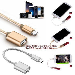 Dây cáp chuyển đổi dữ liệu usb c 3.1 sang usb otg