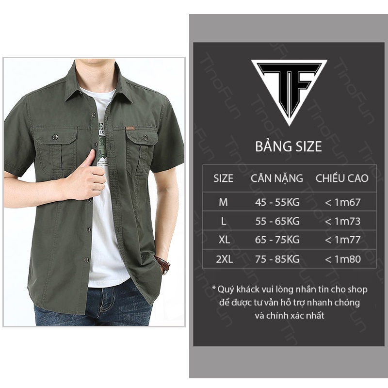 Áo sơ mi nam dài tay TINOFUN vải kaki mềm mịn thể thao đẹp mã "KC-A" cho dân văn phòng, công sở mùa thu đông | BigBuy360 - bigbuy360.vn