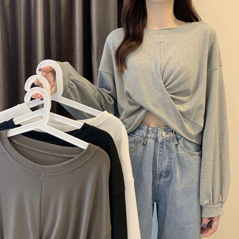 Áo Thun Tay Dài Vạt Chéo JL-TX-595