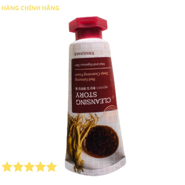 ⚘⚘⚘Sữa rửa mặt tinh chất nhân sâm Red Ginseng hàng chính hãng-Hàn Quốc