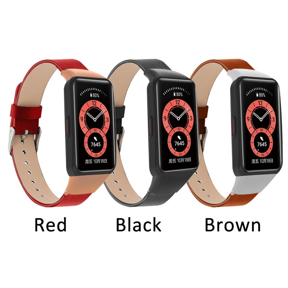 MYRONGVN Dây Đeo Thay Thế Chất Liệu Silicon Màu Trơn Cho Honor Band 6 Huawei Band 6