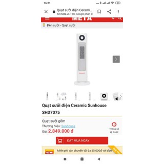 MÁY SƯỞI CERAMIC SUNHOUSE SHD7085