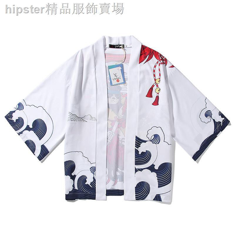 Áo Khoác Kimono In Hình Gấu Trúc Kiểu Trung Hoa Cá Tính Cho Nam 111