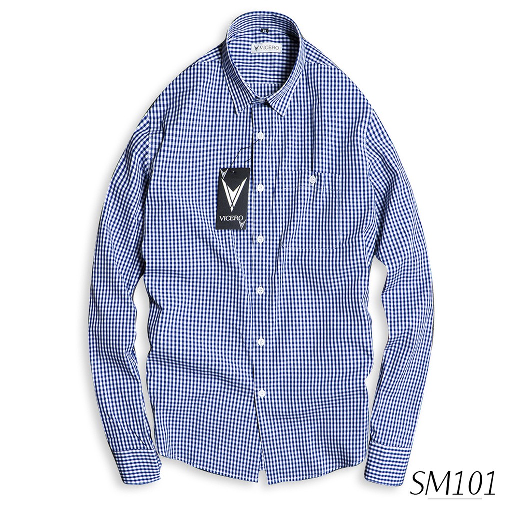 [Mã FAMALLT5 giảm 15% đơn 150K] Áo Sơ Mi Nam Vải Cotton Kẻ Sọc Thời Trang VICERO | BigBuy360 - bigbuy360.vn