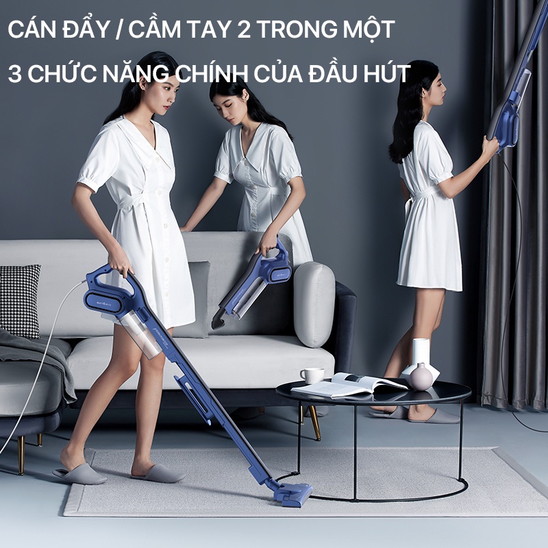 [Mã ELHAMS5 giảm 6% đơn 300K] Máy hút bụi thông minh Vacuum Cleaner Deerma DX810-BH 6 Tháng