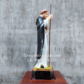 Tượng Thánh Đa Minh 60cm composite