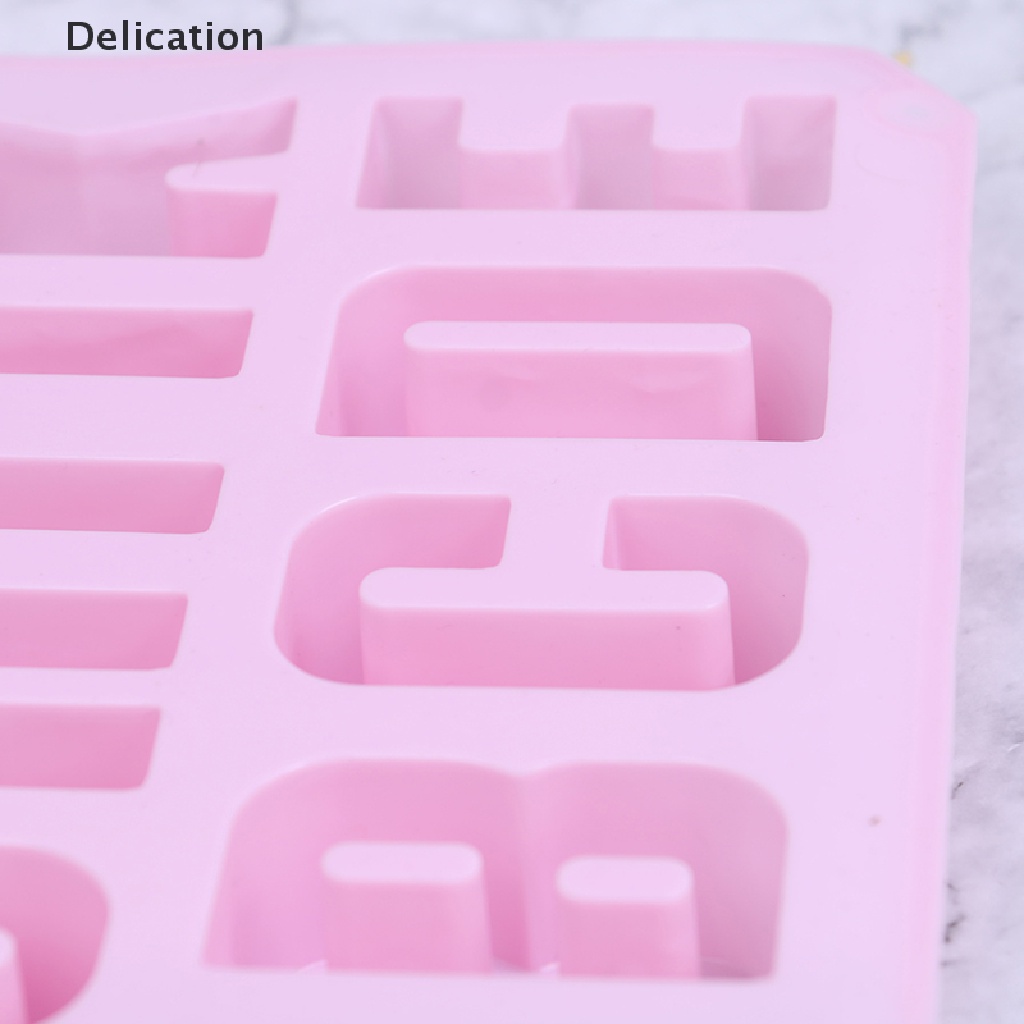 Khuôn silicone tạo hình chữ cái tiếng anh làm bánh kẹo thạch
