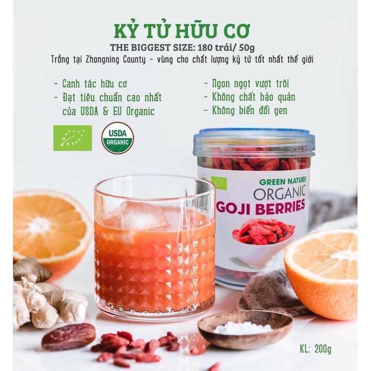 Kỷ tử hữu cơ C'lavie, Amavie, Green Natural