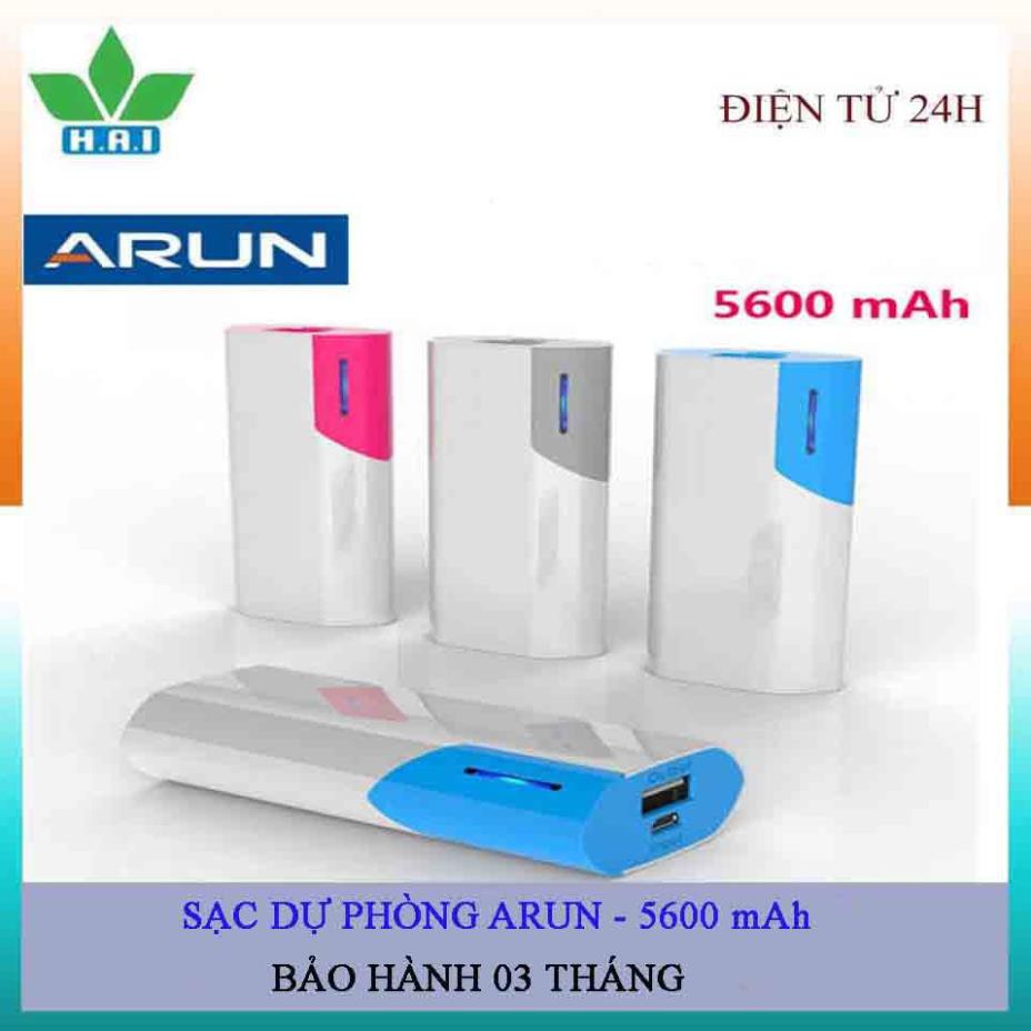 Pin xạc dự phòng ARUN dụng lượng - 5600mAh