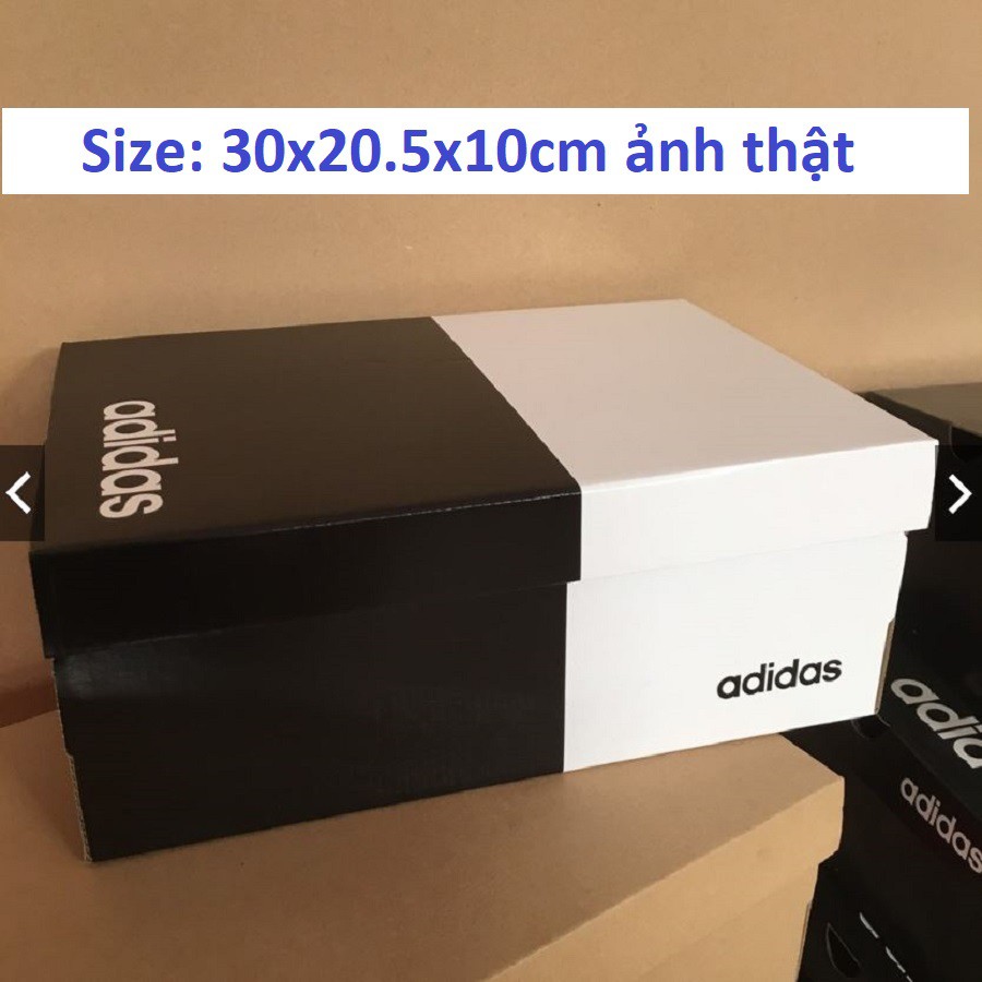 Combo 20 hộp giày dép Adidas size 30x20.5x12cm