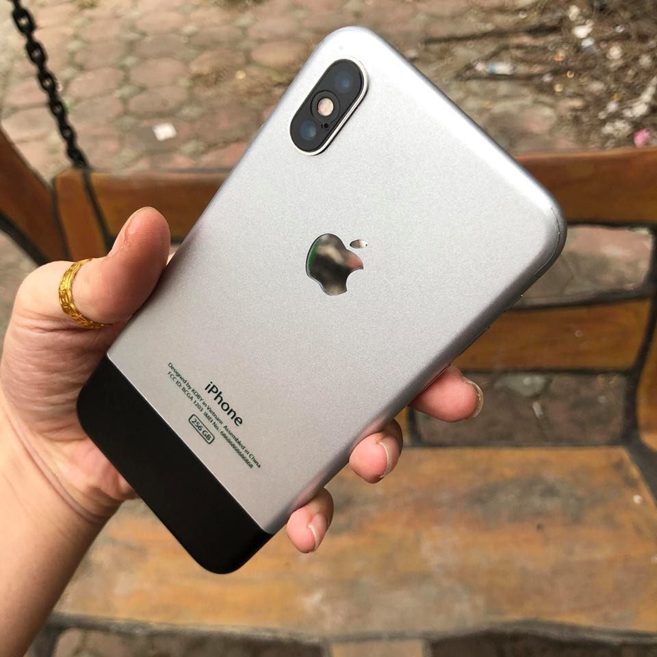 Miếng Dán Skin Full kiểu dán 2G phối đen cho iPhone