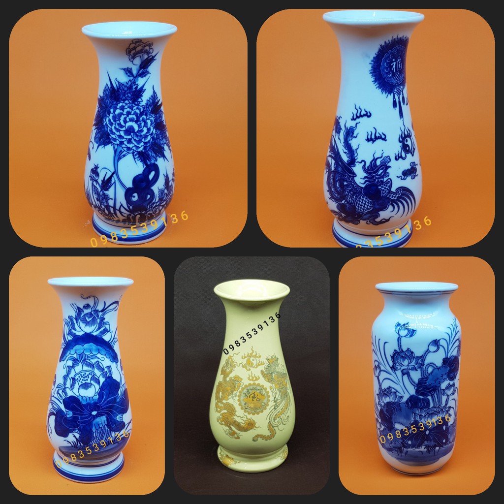 LỌ HOA THỜ CÚNG, LỌ HUỆ, LỌ SEN, LỌ PHÍCH, LỌ HOAPHONG THỦY, GỐM SỨ THỜ CÚNG BÁT TRÀNG, ĐỒ THỜ CÚNG