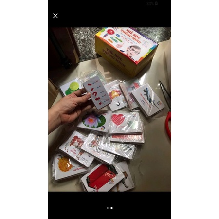 Bộ Thẻ học Gồm 16 Chủ Đề 416 Thẻ Flashcards Cho bé
