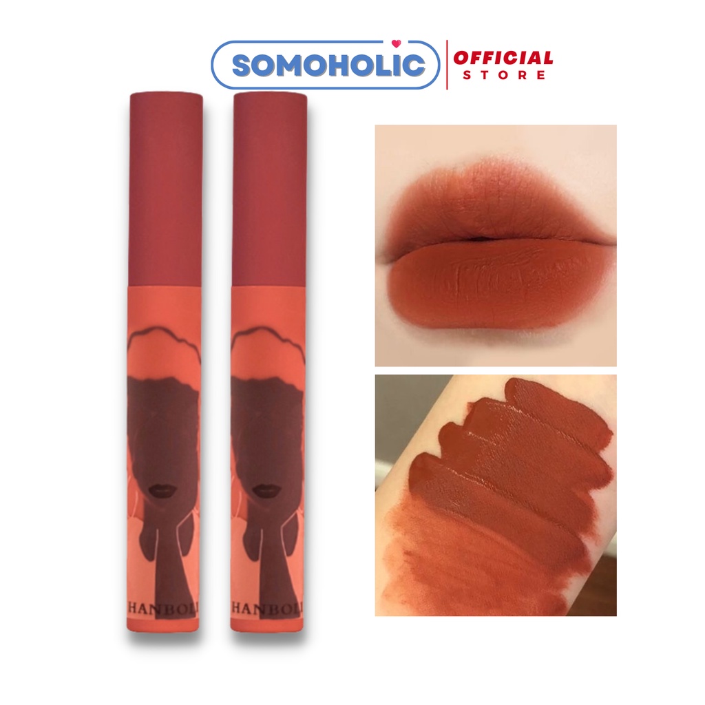 Son Kem Lì Hanboli Velvet Nội Địa Trung Lâu Trôi Chất Mềm Mịn Môi SM20