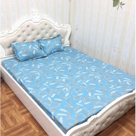 Free ship Bộ ga gối poly cotton 1m8 mẫu GG16R