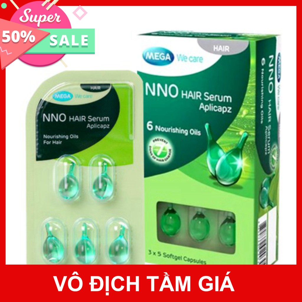 Dưỡng tóc NNO Hair Serum - Hỗ trợ giúp tóc mềm mượt (15 viên)