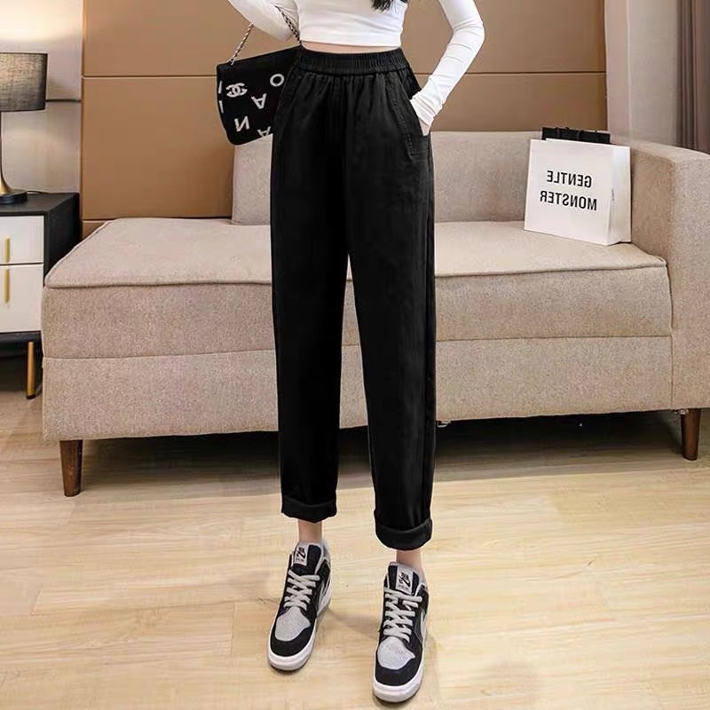 Quần Dạ Nhật Bản { Dạ Cao Cấp } Quần Dạ Nữ Dày Dặn Mềm Mịn Co Dãn 4 Chiều thấm hút mồ hôi-mã Quân Dạ