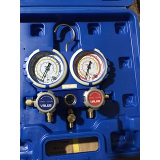 đồng hồ gas đôi cao áp hạ áp hiệu Value - R410
