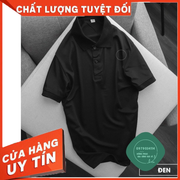 Áo đồng phục công ty xí nghiệp hội nhóm quán thun cá sấu thái dày dặn có cổ bẻ polo  Áo thun giá sỉ