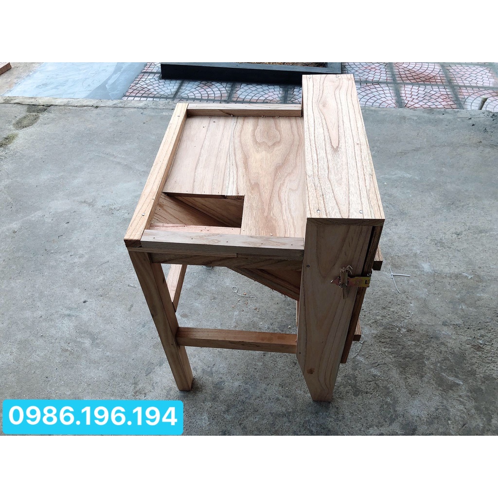 Khung gỗ máy băm chuối- khung máy thái chuối siêu mịn