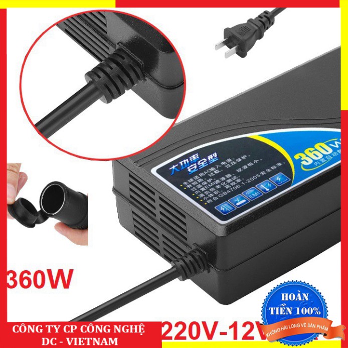 Sản phẩm  Bộ chuyển đổi nguồn điện từ điện 220V sang điện 12V-30A và công suất 360W ..