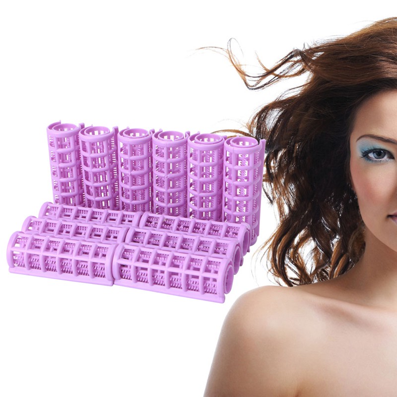 Bộ 12 ống uốn tóc không nhiệt chuyên dụng cho các salon chăm sóc tóc