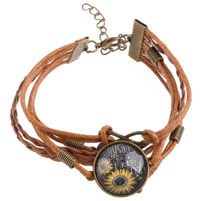 Vòng Tay Da Nhiều Sợi Cho Nữ