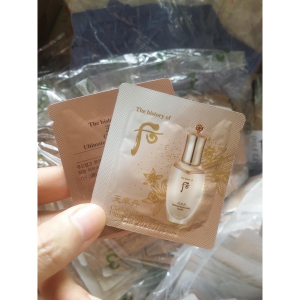 Combo 10 gói tái sinh chống lão hoá Whoo  Essence Yuldan - Chuẩn chính hãng LG Hàn