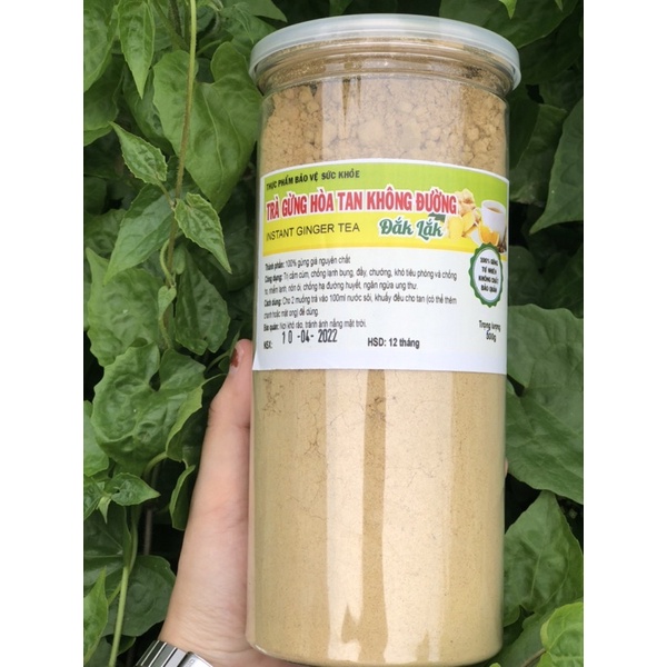 500g Trà Gừng Đăk Lăk Hoà Tan Nguyên Chất Không Đường