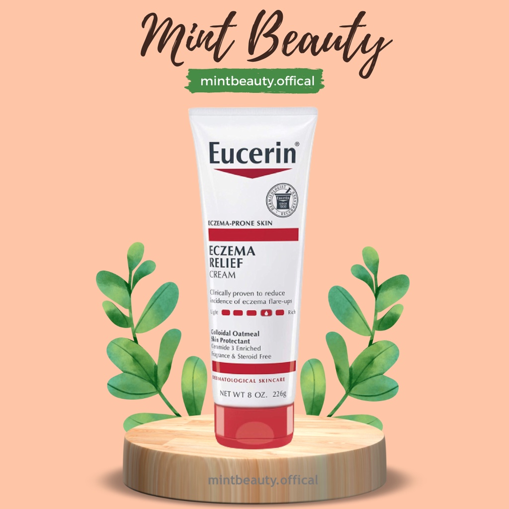 Kem giảm chàm Eucerin Eczema Relief cho bé người lớn 226g