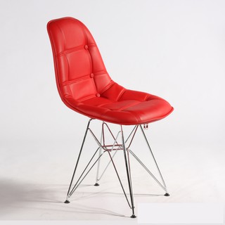 Ghế Eames bọc cúc chân đan sắt