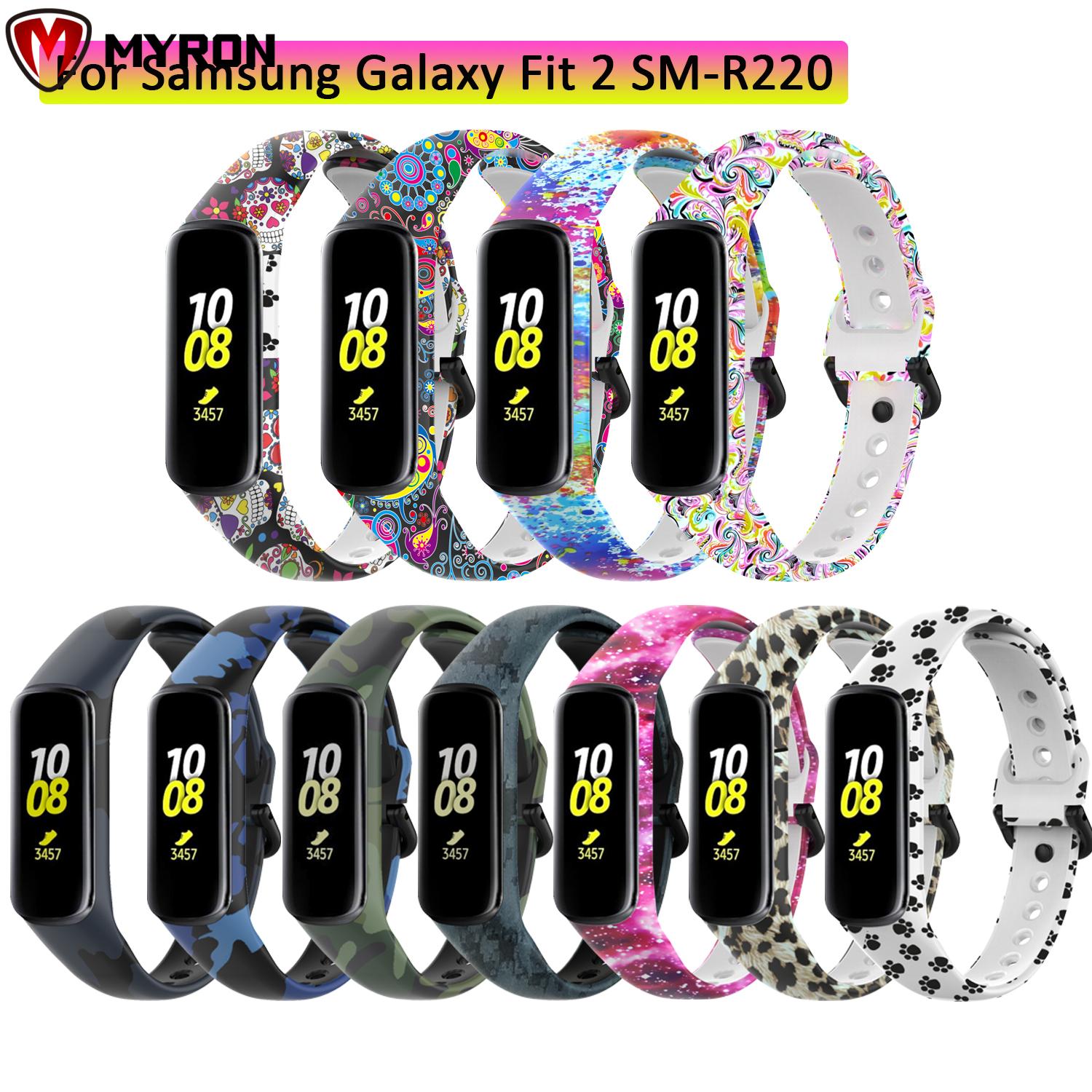 Dây Đeo Thay Thế Silicon Màu Trơn Cho Đồng Hồ Thông Minh Samsung Galaxy Fit 2 SM-R220