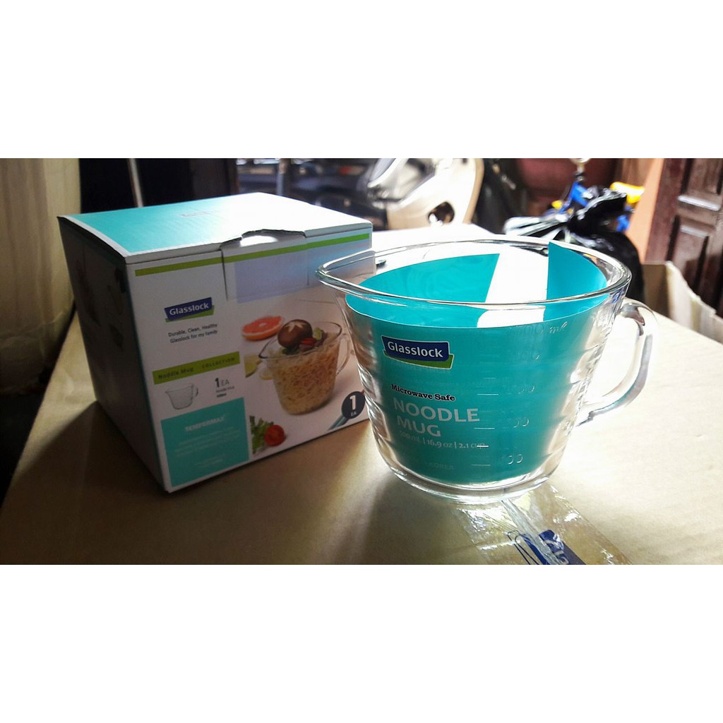 Ly mì - Cốc chia vạch thủy tinh GLASSLOCK GL1724 dung tích 500ml