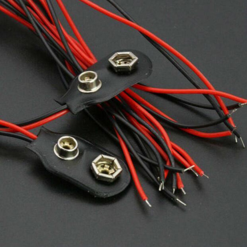 Bộ Kẹp Pin 10 9V (9 Volt) Trong