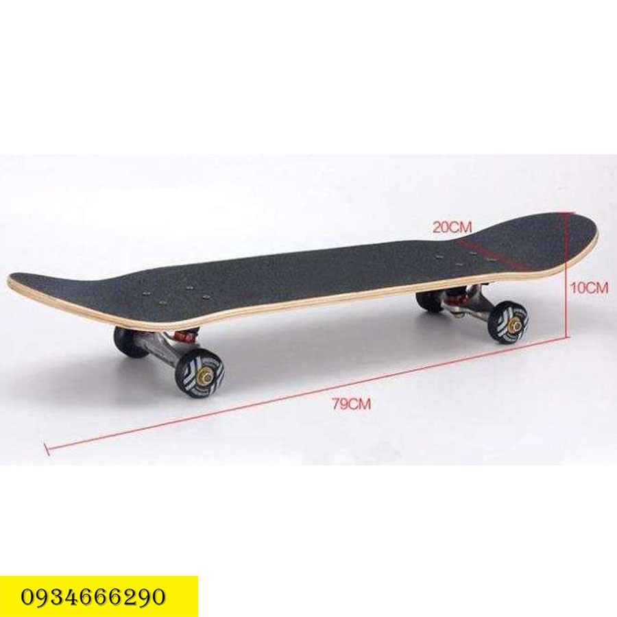 Ván trượt Skateboard 950-06 màu vàng nâu Mua Thả Ga - Không Lo Về Giá