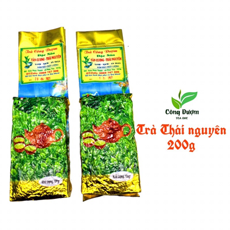 [Freeship]-Trà Thái Nguyên-200g[CÔNGĐƯỢM]Trà Móc Câu Loại Ngon Đặc Sản Trà Tân Cương