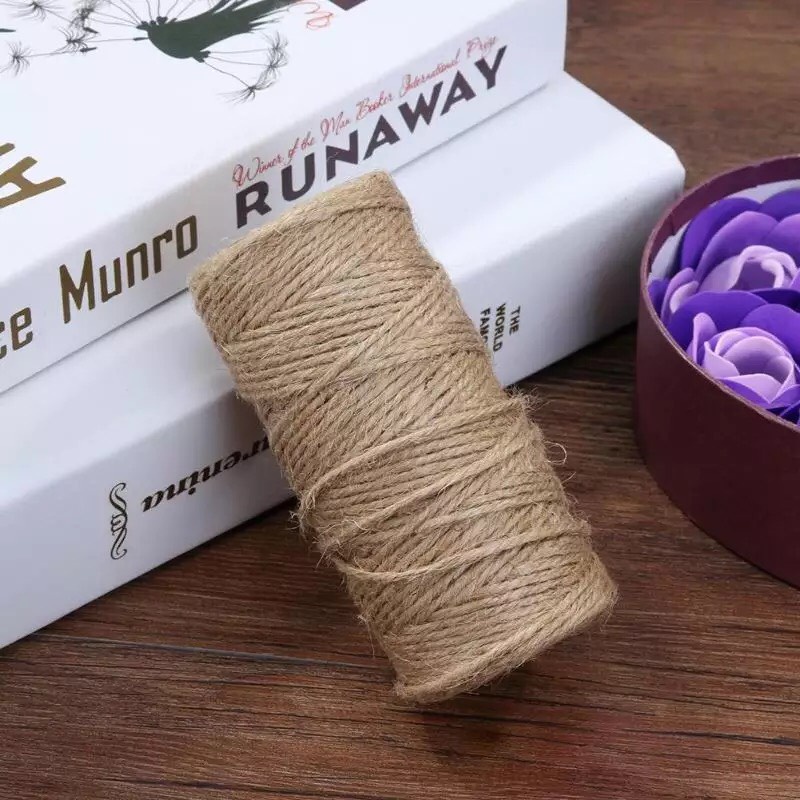 Cuộn 100m Dây Thừng - Dây Gai Quấn Lọ Hoa, Trang Trí Đồ Vinatage, Kẹp Ảnh Làm Đồ Handmade