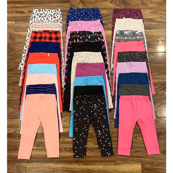 Quần legging nỉ bông hiệu Jummping Beans set 3 cái mix ngẫu nhiên cho bé từ 1-10 tuổi