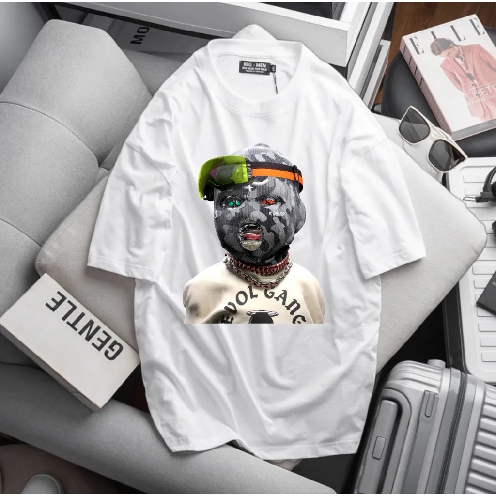 Áo thun nam tay ngắn form unisex chất cotton mỏng bigsize từ 70 - 130kg - hình tượng